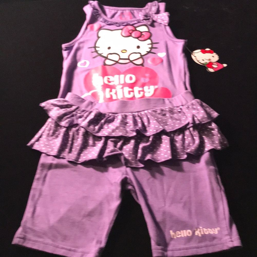 Two piece matching short set
